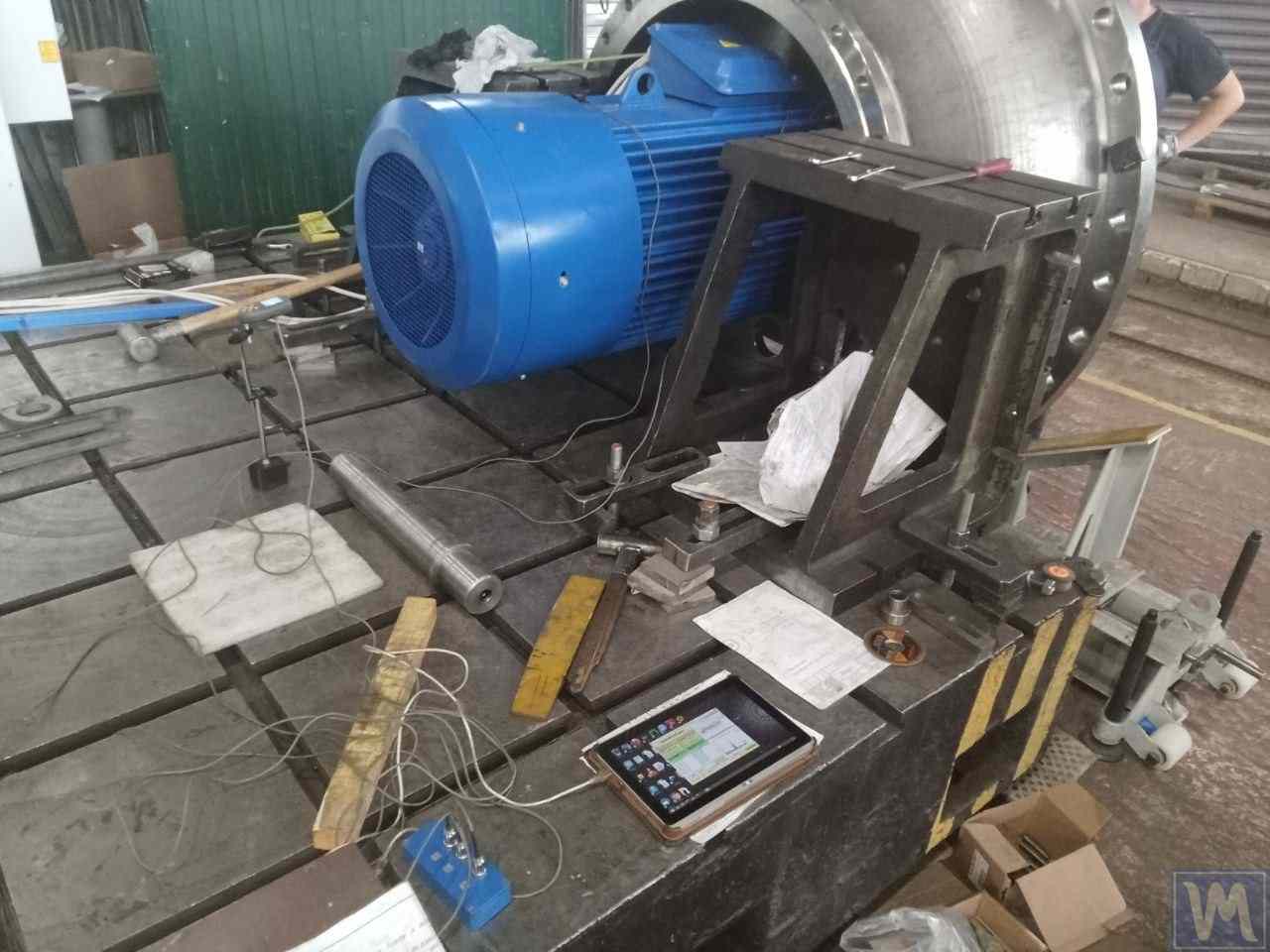 Vyvažování průmyslového ventilátoru